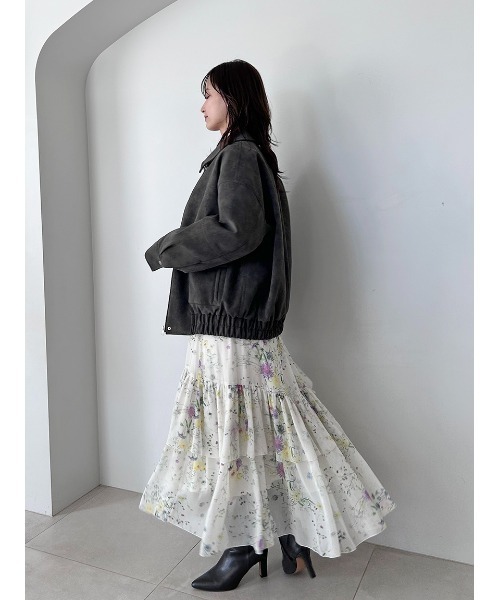 SNIDEL（スナイデル） ブルゾン アウター マルチファブリックボア