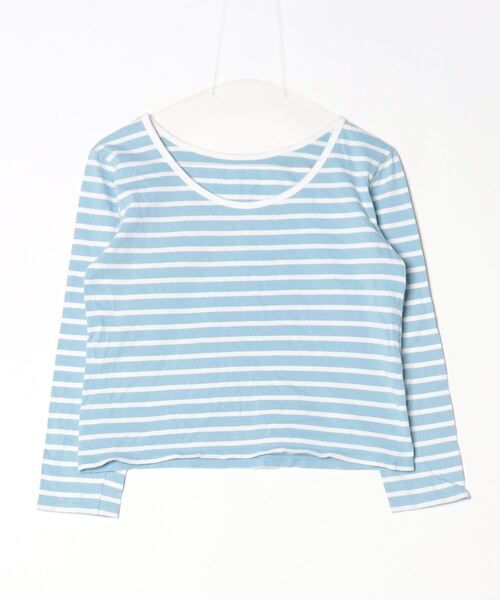 「SHENERY」 長袖カットソー FREE ブルー レディース_画像2