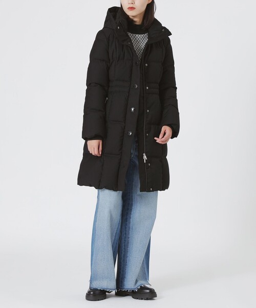 LOVELESS ミレーヌダウンジャケット 黒36 美品 LOVELESS（ラブレス） ダウンコート ダウンジャケット ミレーヌダウン