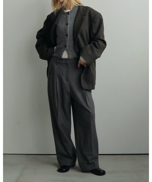 anuke（アンヌーク） ベスト ジレ Crewneck Botton Vest レディース