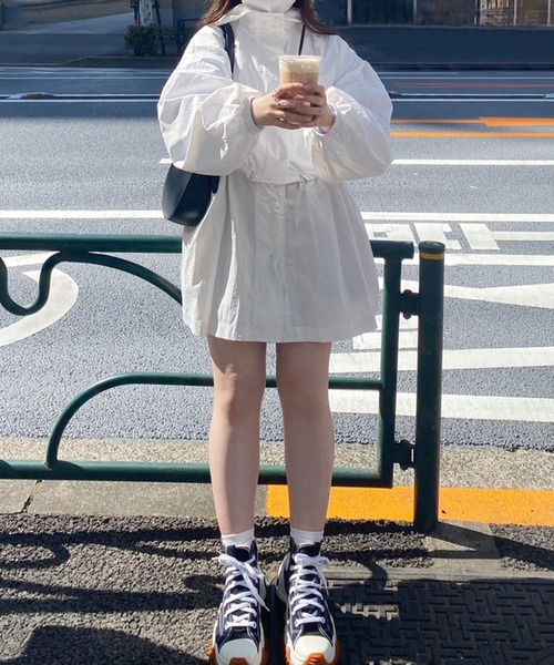 「one after another NICE CLAUP」 マウンテンパーカー FREE オフホワイト レディース