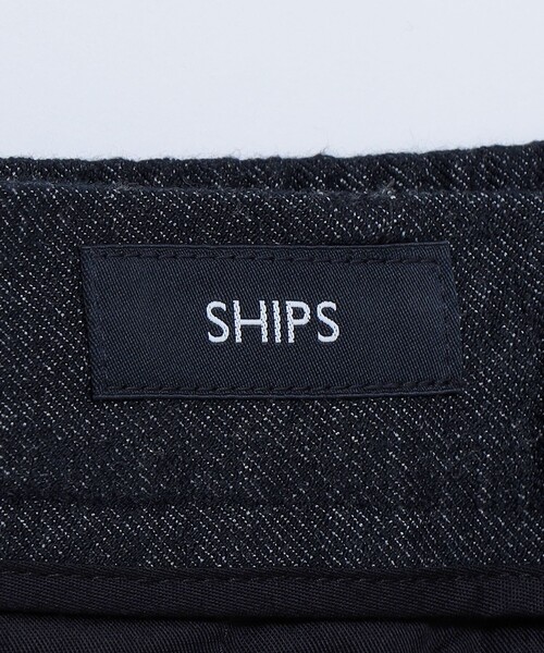 SHIPS（シップス） スラックス SHIPS: スリム ストレッチ ピンタック