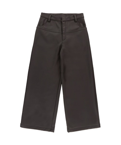 ALEXIA STAM（アリシアスタン） パンツ Fake Leather Wide Pants /裏