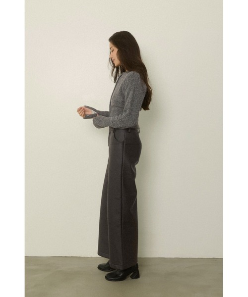 ALEXIA STAM（アリシアスタン） パンツ Fake Leather Wide Pants /裏
