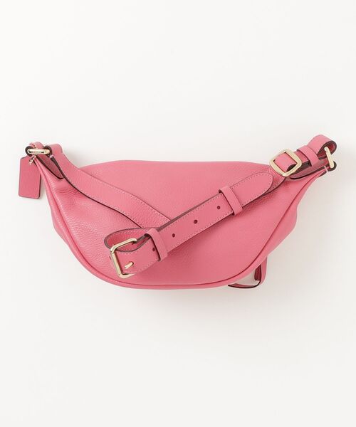 COACH ウエストバッグ　ボディバッグ　ピンク　レザー　 美品 COACH（コーチ） ウエストバッグ - ピンク レディース : ZOZOTOWN