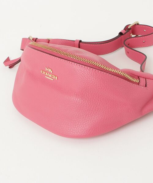 COACH ウエストポーチ COACH（コーチ） ウエストバッグ - ピンク レディース : ZOZOTOWN