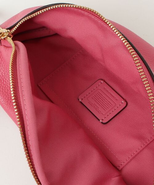 【未使用級✨】COACH ウエストバッグ　ボディバッグ　ピンク　レザー COACH（コーチ） ウエストバッグ - ピンク レディース : ZOZOTOWN