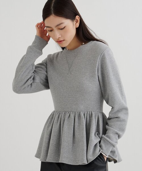 Whim Gazette（ウィム ガゼット） トレーナー スウェット 裏毛フリル