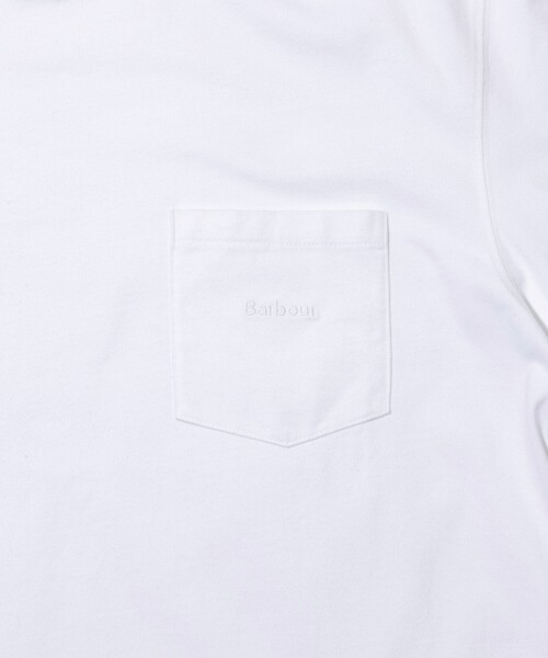 「Barbour」 半袖Tシャツ 40 ホワイト メンズ_画像5