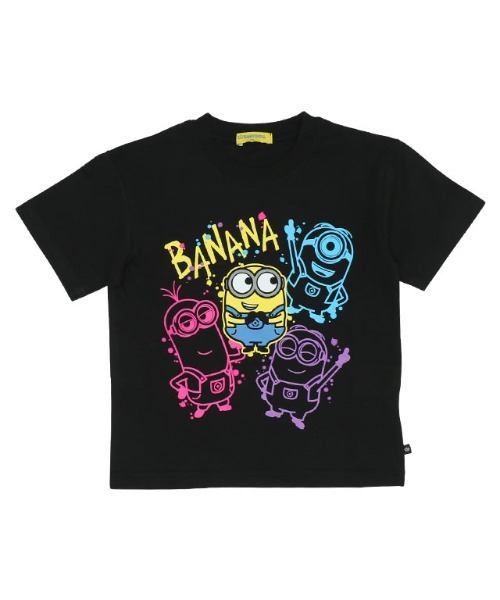 「MINIONS」 「KIDS」半袖Tシャツ 140cm ブラック キッズ_画像4