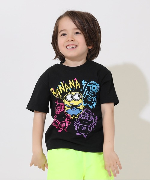 「MINIONS」 「KIDS」半袖Tシャツ 140cm ブラック キッズ_画像8