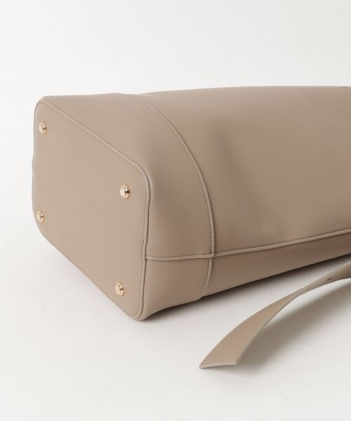 「＆MyuQ」 ワンポイントショルダーバッグ FREE ブラウン レディース_画像3