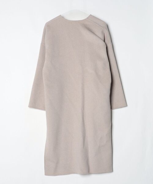 Demi-Luxe BEAMS」 ノーカラーコート 34 ベージュ レディース Demi 