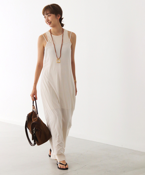 「Plage」 キャミソールワンピース FREE ブラック レディース_画像5