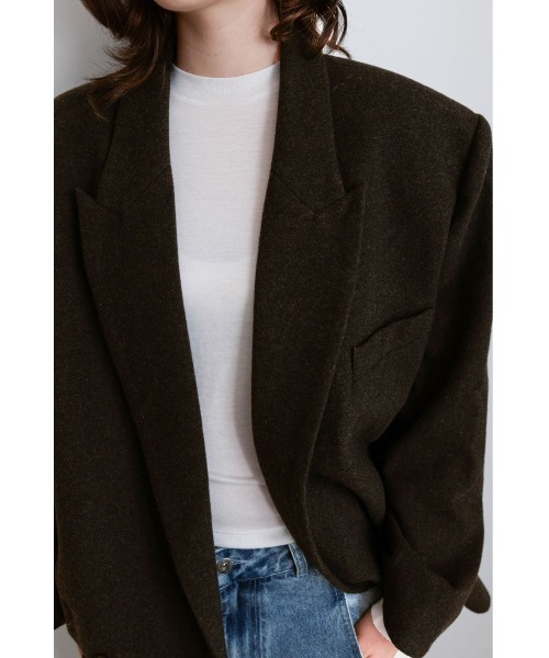 Studio Doe コート アウター Studio Doe Gender Free Wool Twill