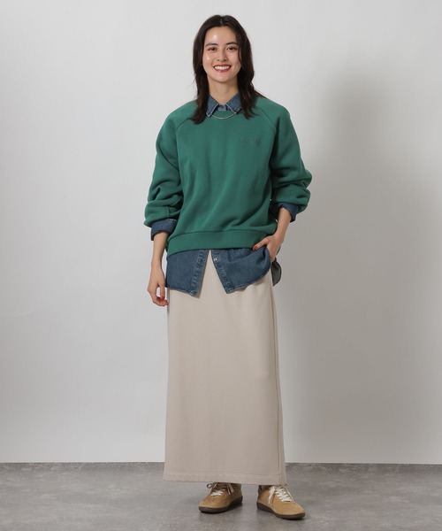 LAKOLE（ラコレ） トレーナー スウェット 裏起毛刺繍ロゴスウェット