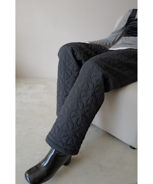 TRUNC パンツ Quilting Straight Pants / キルティングストレート