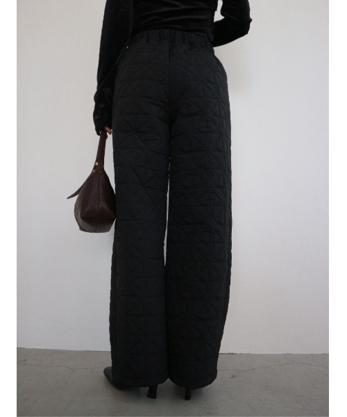 TRUNC パンツ Quilting Straight Pants / キルティングストレート