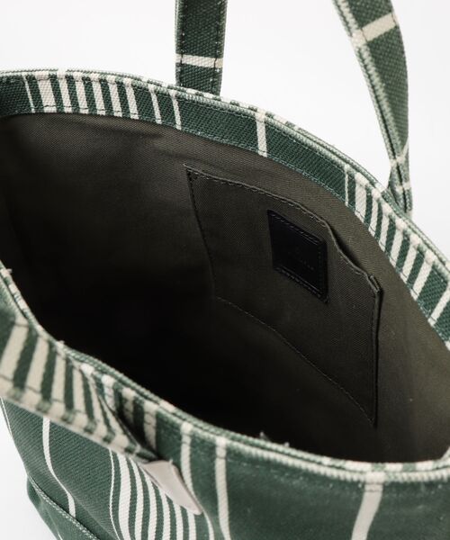 「NOMADIS」 ストライプ柄ハンドバッグ - グリーン レディース_画像4