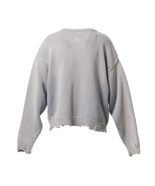 カーディガン Dog Jacquard Knit Cardigan メンズの画像