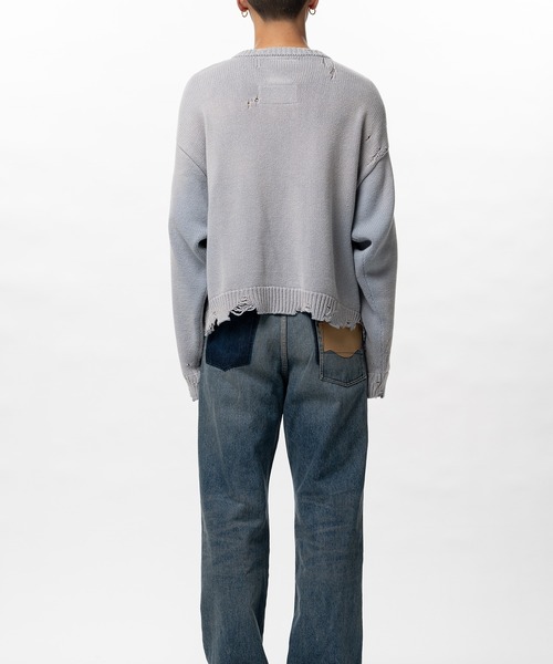 カーディガン Dog Jacquard Knit Cardigan メンズの画像