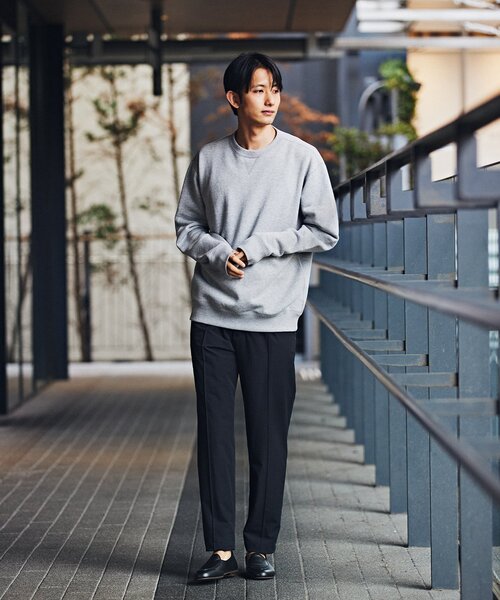 「LOOPWHEELER」 長袖Tシャツ X-LARGE ベージュ メンズ_画像3