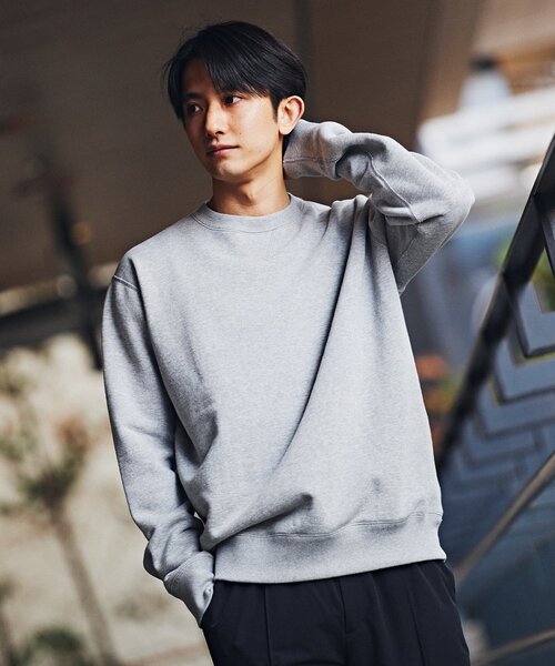 「LOOPWHEELER」 長袖Tシャツ X-LARGE ベージュ メンズ_画像4