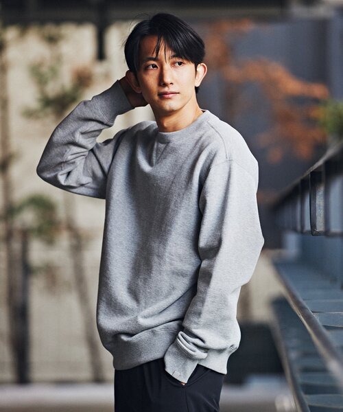 「LOOPWHEELER」 長袖Tシャツ X-LARGE ベージュ メンズ_画像5