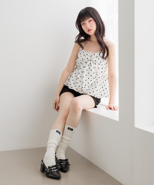 Heather（ヘザー） パンプス ミュール Wリボンミュールパンプス