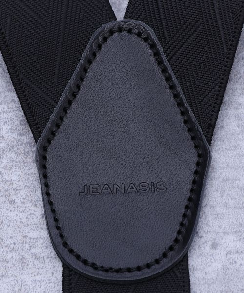 「JEANASIS」 サスペンダー FREE ブラック レディース_画像8