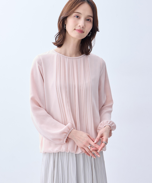 ROPE  プリーツシフォンブラウス　他3枚 RIRIYANO（リリヤーノ） フォーマル ブラウス シャツ ボックスプリーツ
