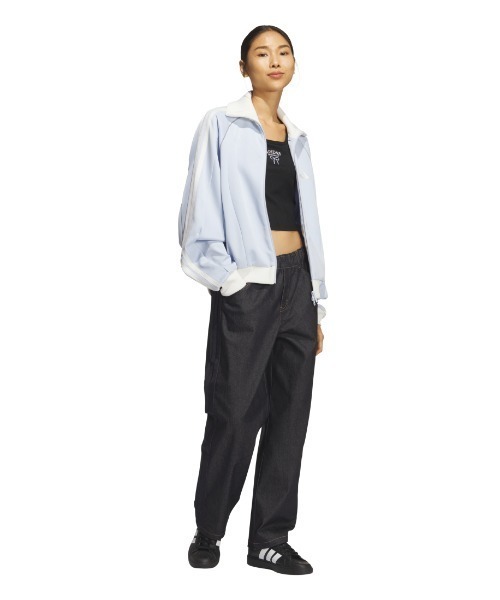 adidas（アディダス） ワイドパンツ ジーンズ デニム デニムパンツ