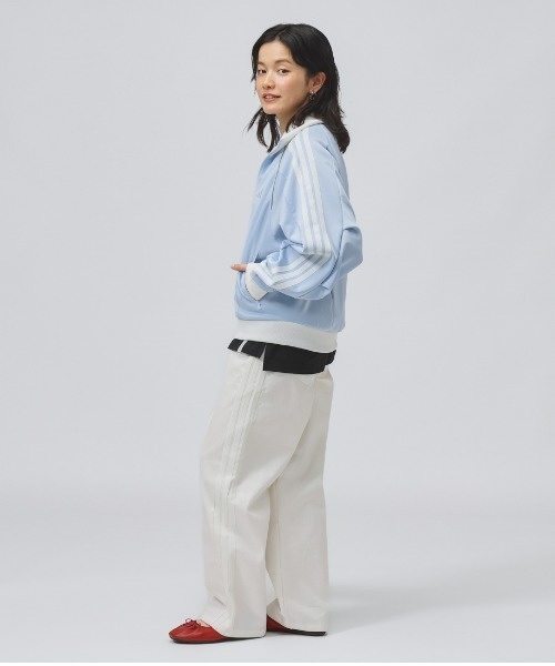 adidas（アディダス） ワイドパンツ ジーンズ デニム デニムパンツ