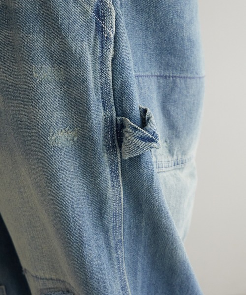 「etsinta」 オーバーオール ONE SIZE インディゴブルー レディース_画像7