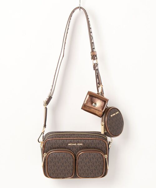 ショルダーバッグ / MICHAEL KORS Jet Set Large Saffiano Leather Crossbody Bag in DRAGONFRUIT - Sale