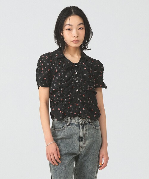 Ray BEAMS（レイ ビームス） ブラウス シャツ 半袖 「8/6 再値下げ 