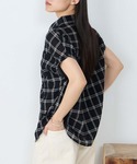 ブラウス シャツ 半袖 「forksy.」アソ...の詳細画像3