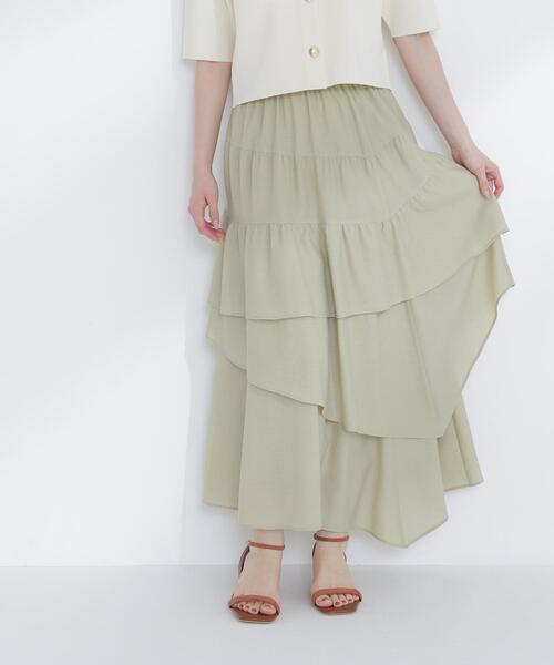 NATURAL BEAUTYランダムティアードスカート 楽天市場】【SALE／50%OFF】ランダムドットティアードスカート NATURAL