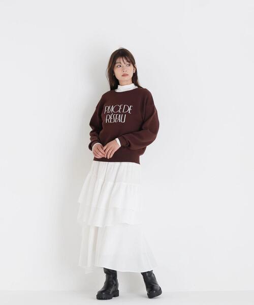 N.Natural Beauty Basic ティアード　プリーツ　スカート　M N. Natural Beauty Basic*｜ティアードプリーツスカート | Rakuten
