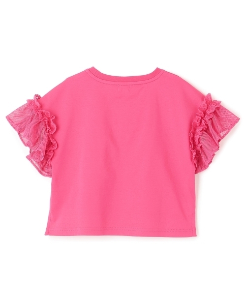 mezzo piano tシャツ Bigイチゴ袖フリル 半袖Tシャツ キッズ 子供服