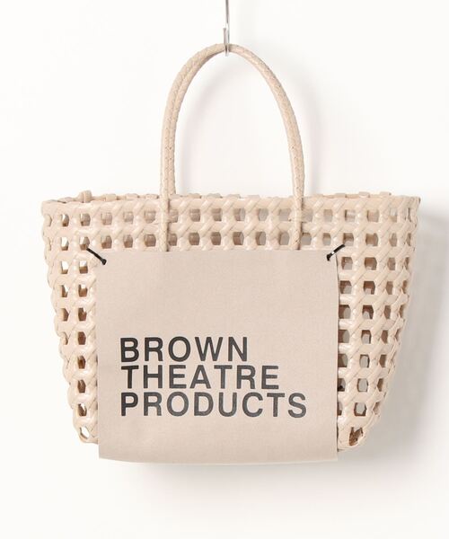 「BROWN THEATRE PRODUCTS」 かごバッグ FREE ベージュ系その他 レディース_画像2