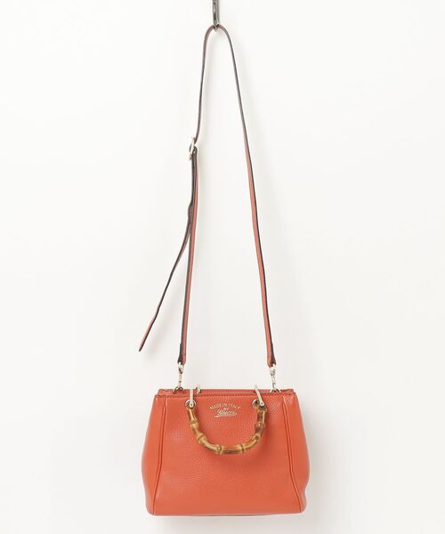 値下げ！★GUCCI バンブーショッパー♡ミニ  バイカラー GUCCI（グッチ） （未使用 展示品）グッチ ?レザー バンブー