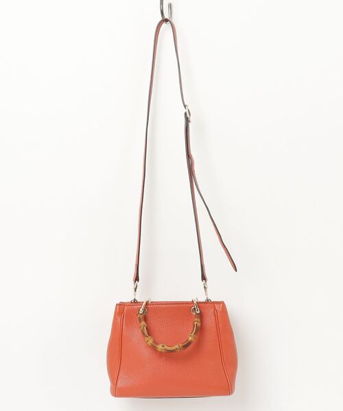 GUCCI（グッチ） バンブーミニショッパー2WAYバッグ - オレンジ
