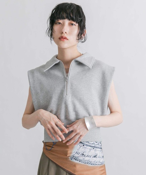 「KBF」 スウェットカットソー ONE ネイビー レディース_画像7