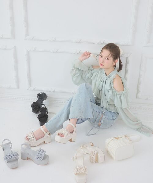 MAJESTIC LEGON（マジェスティックレゴン） サンダル ミルフィーユ