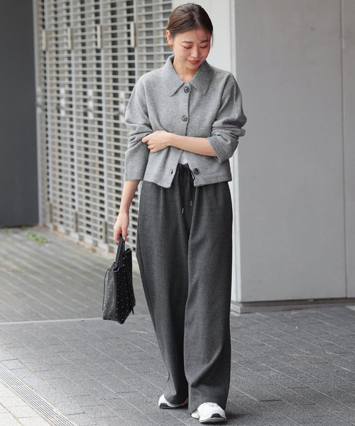 「JOURNAL STANDARD relume」 長袖カットソー FREE チャコールグレー レディースの画像