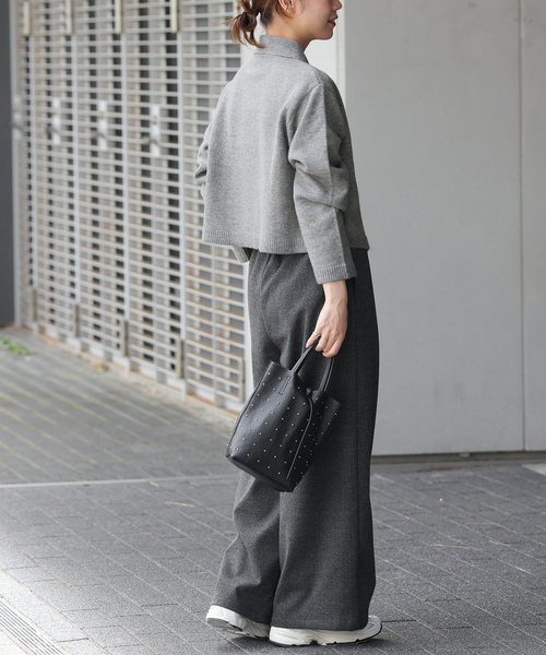 「JOURNAL STANDARD relume」 長袖カットソー FREE チャコールグレー レディースの画像