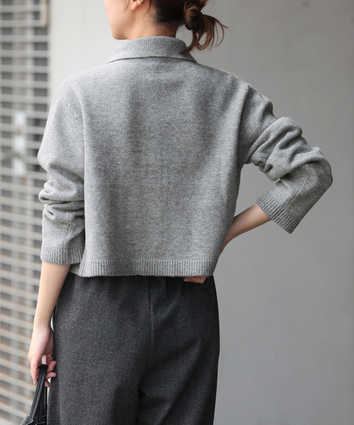 「JOURNAL STANDARD relume」 長袖カットソー FREE チャコールグレー レディースの画像
