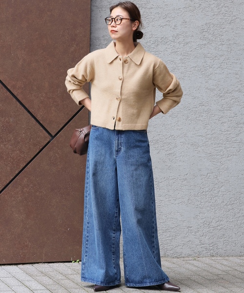 「JOURNAL STANDARD relume」 長袖カットソー FREE チャコールグレー レディースの画像