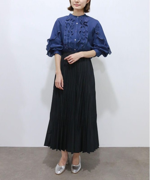「Marilyn Moon」 7分袖ブラウス - ホワイト レディース_画像10